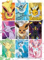 Buffalo Games Pokémon - Eevee Montage - obrázek puzzlí