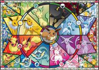 Buffalo Games Pokemon: Eevee's Stained Glass - obrázek puzzlí