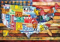 Buffalo Games Road Trip U.S.A. - puzzle image