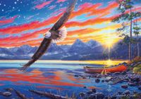 Buffalo Games Star-Spangled Sunset - puzzle image