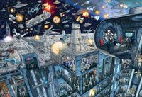 Buffalo Games Star Wars - Search Inside: Death Star - obrázek puzzlí