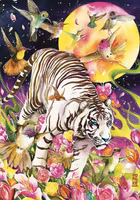 Buffalo Games Tiger Moon - obrázek puzzlí