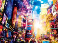 Buffalo Games Vibrant Times Square - Puzzlebild