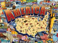 Buffalo Games Vintage America - puzzle image