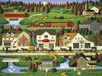 Buffalo Games Yankee Wink Hollow - puzzle image