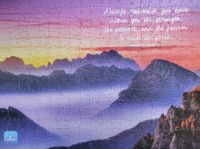 Calm Foggy Mountains - puzzle image