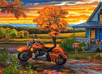 Castorland Autumn Ride - obrázek puzzlí