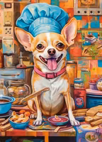 Castorland Dog Chef - puzzle image