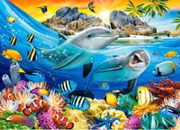 Castorland Dolphins in the Tropics - obrázek puzzlí