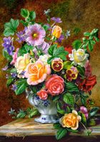 Castorland Flowers in a Vase - obrázek puzzlí