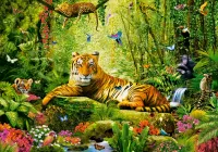 Castorland His Majesty, the Tiger - obrázek puzzlí