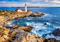 Castorland  Sunrise over Cape Elizabeth, USA - puzzle image