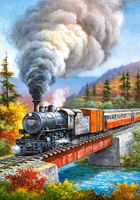 Castorland Train Crossing - obrázek puzzlí
