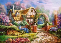 Castorland Wiltshire Gardens - obrázek puzzlí