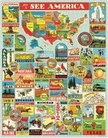 Cavallini & Co. See America - puzzle image