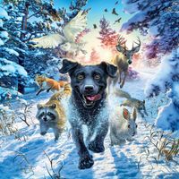 Ceaco Black Lab - puzzle image