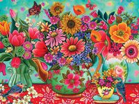 Ceaco Colorful Garden Finds - obrázek puzzlí