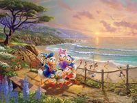 Ceaco Disney: Donald and Daisy - A Duck Day Afternoon - puzzle image