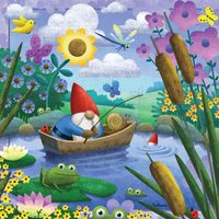 Ceaco Gnome Sweet Gnome - Gone Fishing - obrázek puzzlí