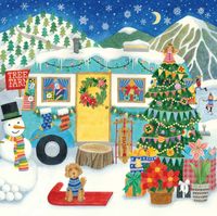 Ceaco Happy Camper - Christmas Camper - obrázek puzzlí