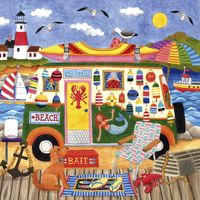 Ceaco Happy Camper - Downeast Camper - puzzle image