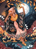 Ceaco Mystic Moth Lady - puzzle image