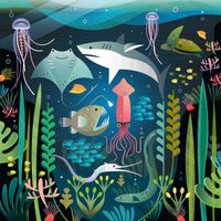 Ceaco Ocean Glow - puzzle image