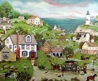 Ceaco Peddler's Cove - puzzle image