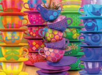 Ceaco Rainbow Teacups - obrázek puzzlí