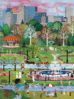 Ceaco Springtime in Central Park - puzzle image