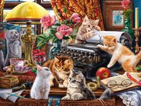 Ceaco The Writer's Cats - puzzle image