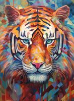 Ceaco Tiger Colors - puzzle image