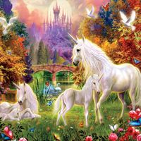 Ceaco Unicorns - Glitter - obrázek puzzlí