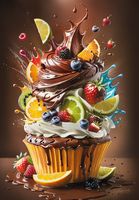 Cherry Pazzi Crazy Cake - puzzle image