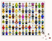 Chronicle Books  Lego Minifigure - puzzle image