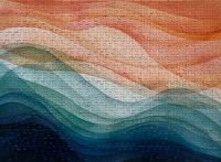Chronicle Books Waves Portable Puzzle - puzzle image