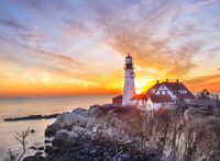 Clementoni Morning Maine Lighthouse - puzzle image