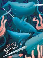 Clementoni Fantastic Animals Narwhal - obrázek puzzlí