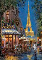 Clementoni Night at the Eiffel Café - puzzle image