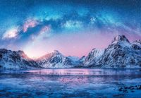 Clementoni Peace Puzzle: Light Blue - obrázek puzzlí