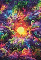 Clementoni ColorBoom: Psychedelic Jungle Sunrise - puzzle image