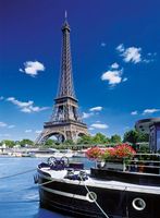 Clementoni Romantic Promenade by Eiffel Tower in Paris - puzzle image