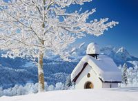 Clementoni White Alpen - puzzle image