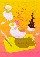 Cloudberries Breakfast - puzzle image