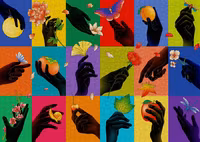 Cloudberries Hands - obrázek puzzlí