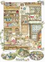 Cobble Hill Brambly Hedge Picnic Preparations - puzzle image