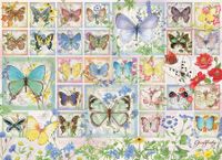 Cobble Hill Butterfly Tiles - puzzle image
