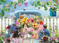 Cobble Hill Country Truck in Summer - puzzle image