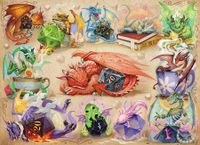 Cobble Hill D20 Dragons - puzzle image