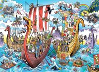 Cobble Hill Doodle Town: Viking Voyage - Puzzlebild